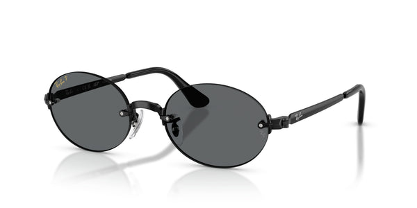 Metal Unisex Sunglass RB3929 – Black / Dark Grey Polar