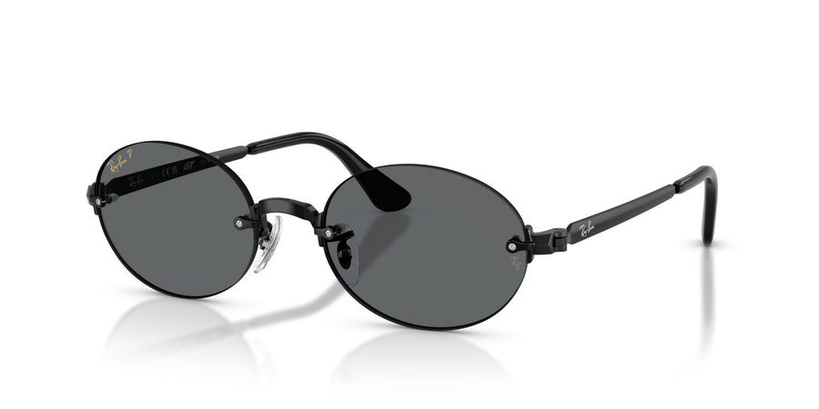 Metal Unisex Sunglass RB3929 – Black / Dark Grey Polar