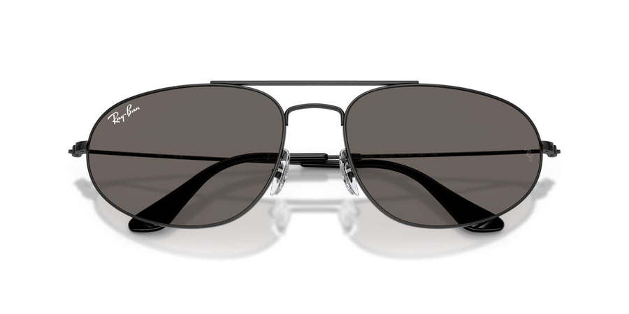 Metal Unisex Sunglass RB3945 – Black / Dark Grey
