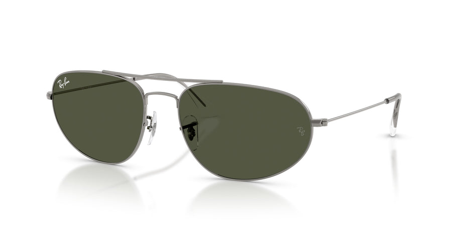 Metal Unisex Sunglass RB3945 – Gunmetal / Green