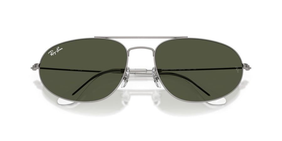 Metal Unisex Sunglass RB3945 – Gunmetal / Green