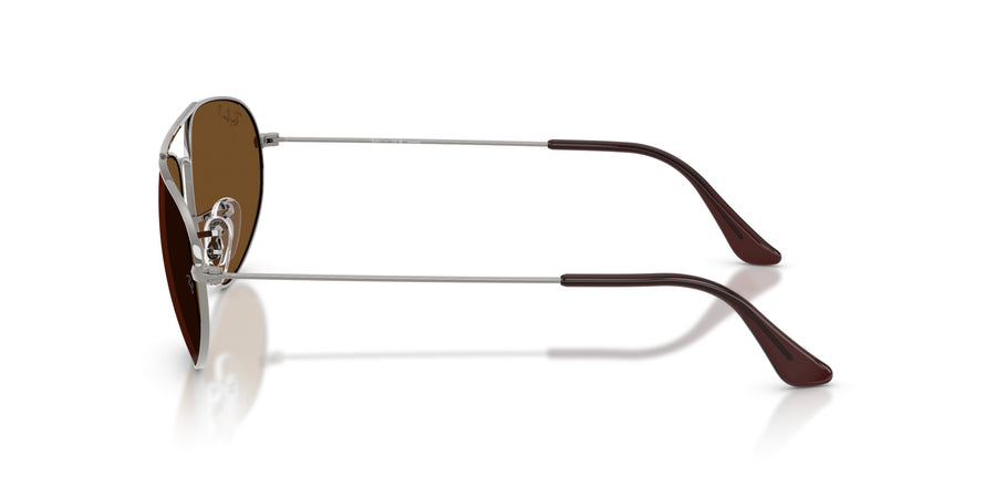 Metal Unisex Sunglass RB3945 – Gunmetal / Brown Polar