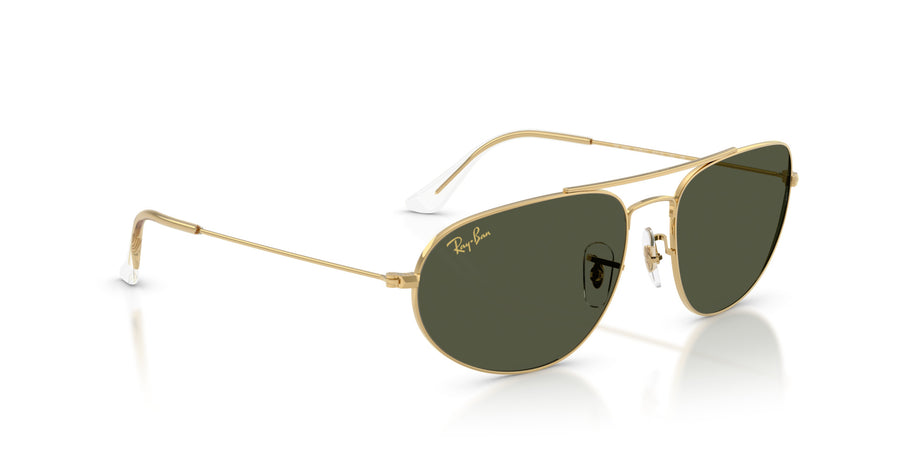 Metal Unisex Sunglass RB3945 – Gold / Green