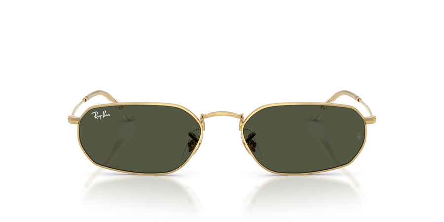Metal Unisex Sunglass RB3947 – Gold / Green