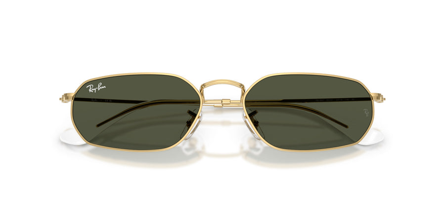 Metal Unisex Sunglass RB3947 – Gold / Green