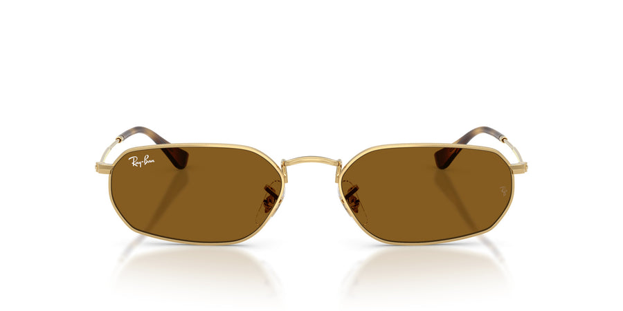 Metal Unisex Sunglass RB3947 – Gold / Brown