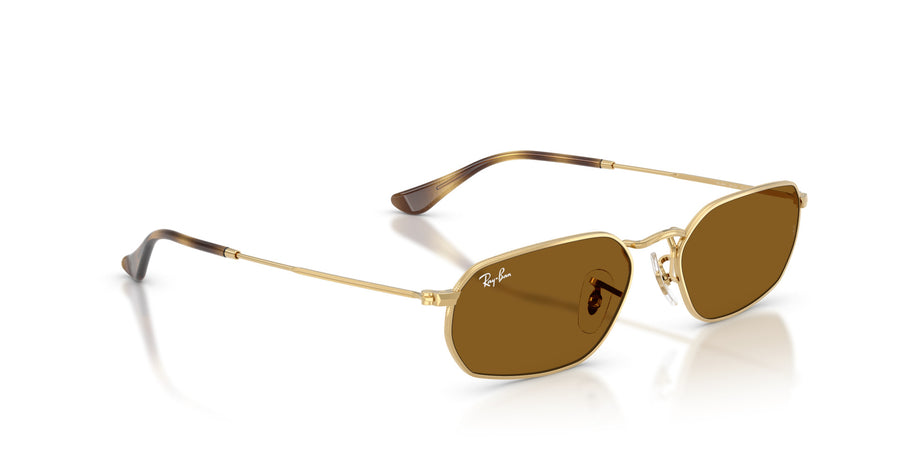 Metal Unisex Sunglass RB3947 – Gold / Brown