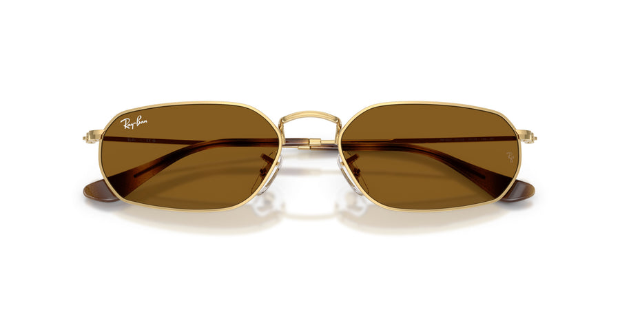 Metal Unisex Sunglass RB3947 – Gold / Brown
