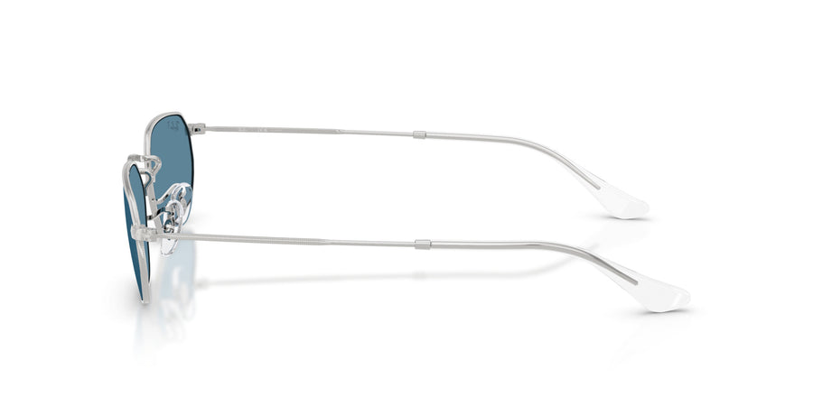 Metal Unisex Sunglass RB3947 – Silver / Polar Blue