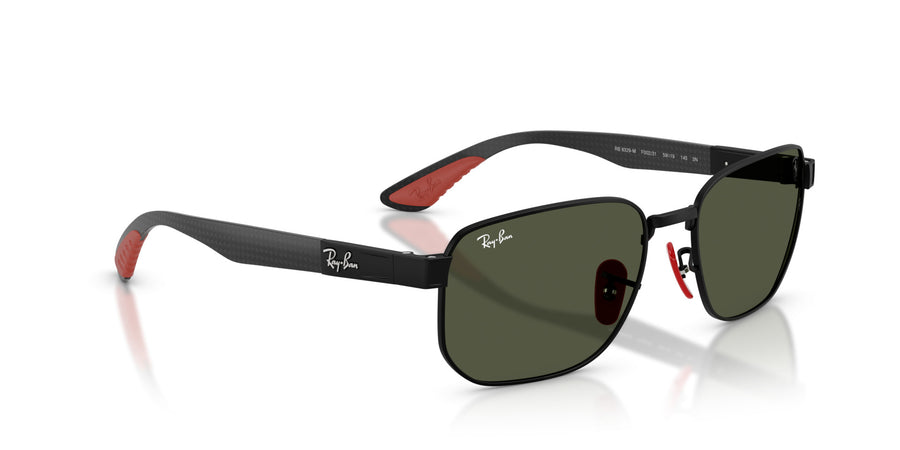 Metal Unisex Sunglass RB8329M – Black / Green