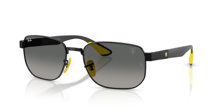 Metal Unisex Sunglass RB8329M – Black / Grey Gradient