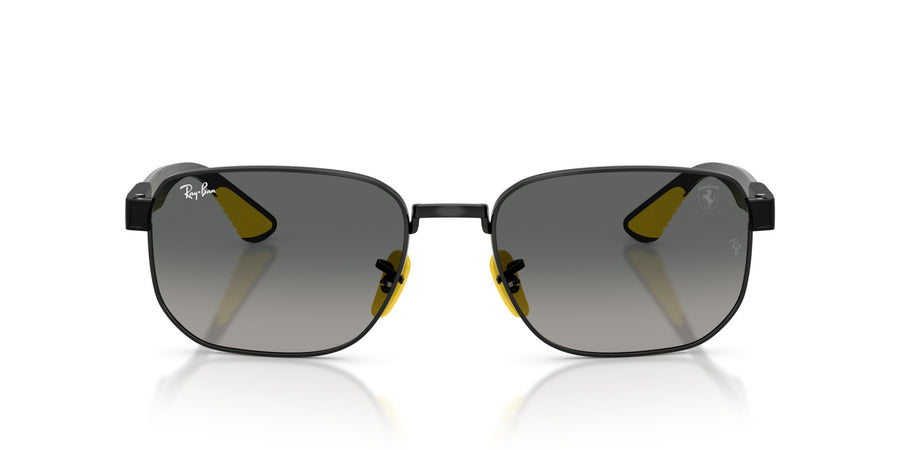 Metal Unisex Sunglass RB8329M – Black / Grey Gradient