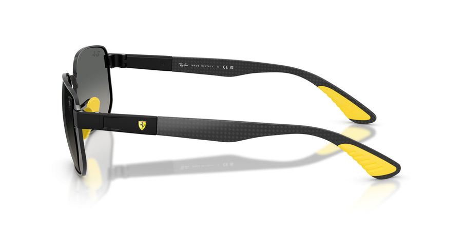 Metal Unisex Sunglass RB8329M – Black / Grey Gradient