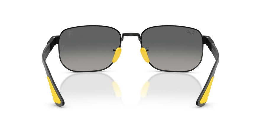 Metal Unisex Sunglass RB8329M – Black / Grey Gradient