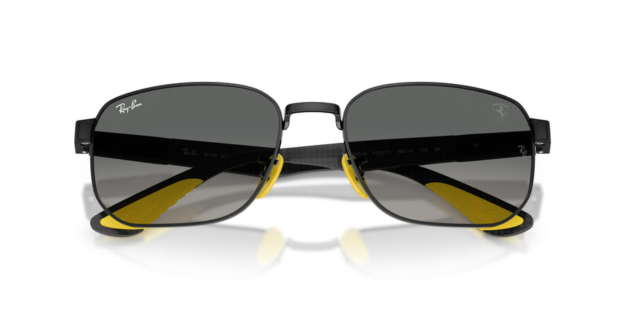 Metal Unisex Sunglass RB8329M – Black / Grey Gradient