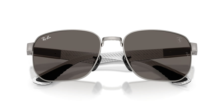 Metal Unisex Sunglass RB8329M – Gunmetal / Dark Grey