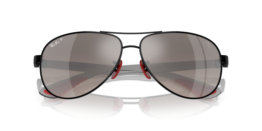 Metal Unisex Sunglass RB8331M – Black / Grey Gradient Polar