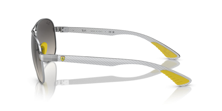 Metal Unisex Sunglass RB8331M – Silver / Grey Gradient