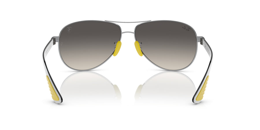 Metal Unisex Sunglass RB8331M – Silver / Grey Gradient