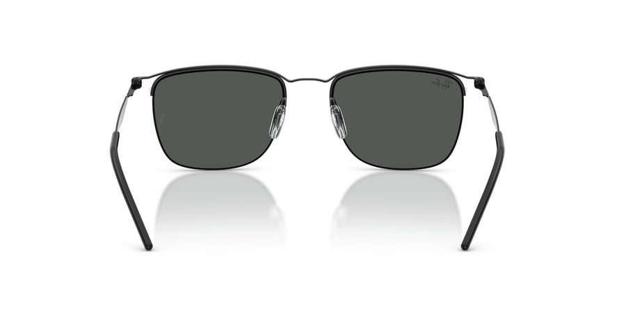 Metal Unisex Sunglass RB8550 – Black / Dark Grey