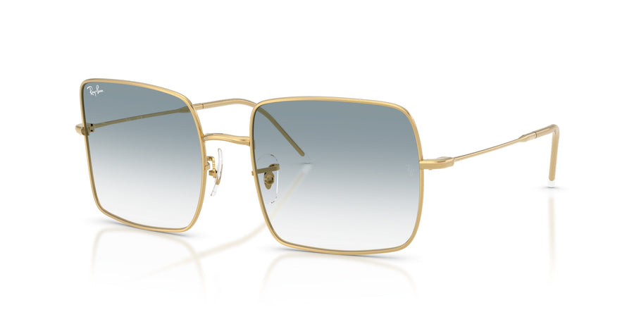 Metal Woman Sunglass RBR0104S – Gold / Clear Gradient Blue
