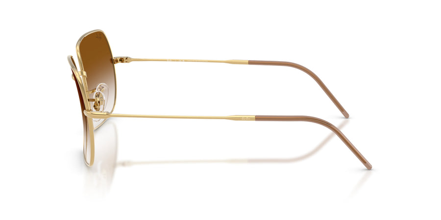 Metal Woman Sunglass RBR0104S – Gold / Clear Gradient Brown