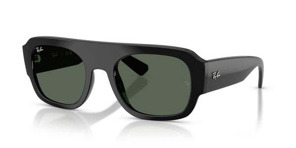 Molded Acetate Unisex Sun RB2218 – Black / Dark Green