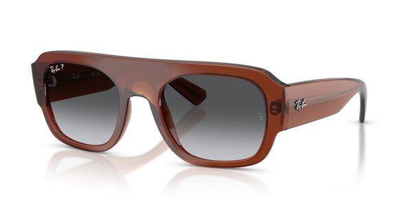 Molded Acetate Unisex Sun RB2218 – Brown / Grey Gradient Polar