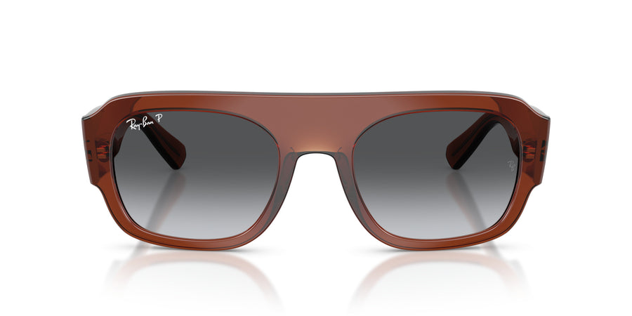 Molded Acetate Unisex Sun RB2218 – Brown / Grey Gradient Polar