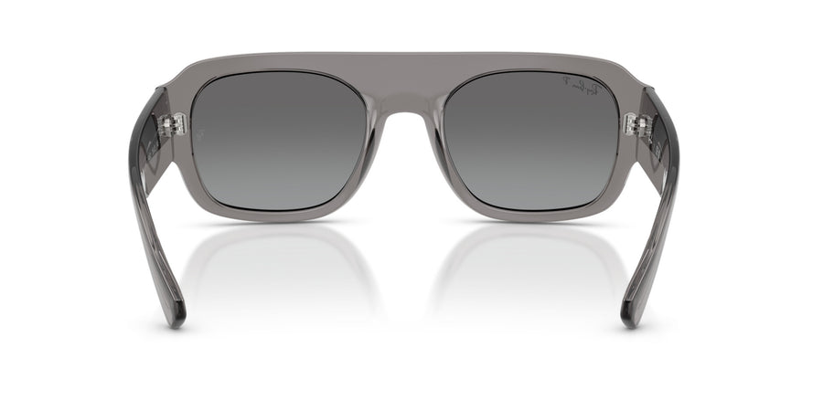 Molded Acetate Unisex Sun RB2218 – Grey / Grey Mirror Gradient Silver Po