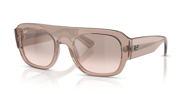Molded Acetate Unisex Sun RB2218 – Brown / Brown Mirror Silver Gradient