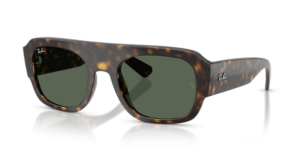 Molded Acetate Unisex Sun RB2218 – Havana / Green