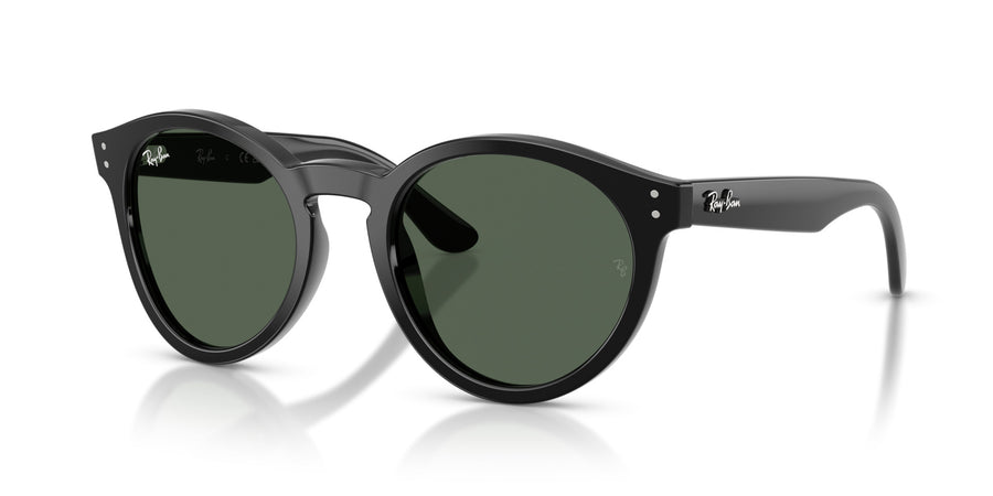 Molded Acetate Unisex Sun RBR0505S – Black / Dark Green