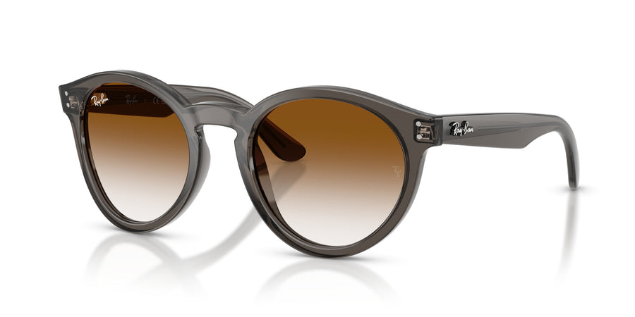 Molded Acetate Unisex Sun RBR0505S – Grey / Clear Gradient Brown