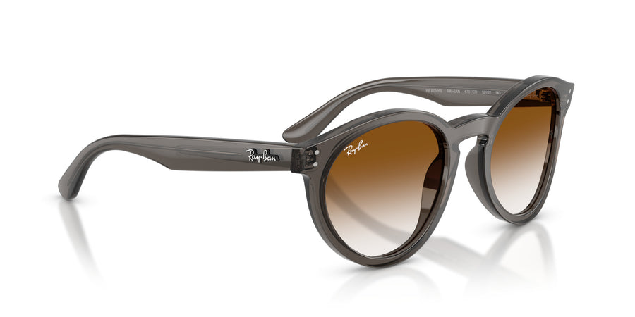 Molded Acetate Unisex Sun RBR0505S – Grey / Clear Gradient Brown