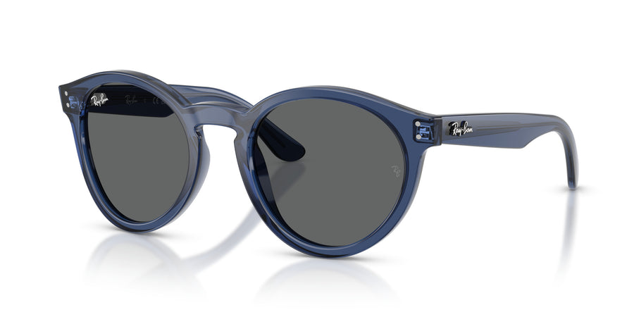 Molded Acetate Unisex Sun RBR0505S – Light Blue / Dark Grey