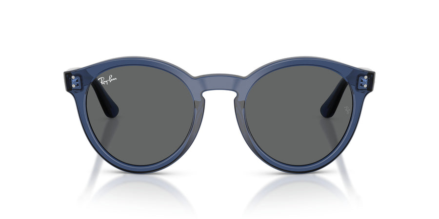 Molded Acetate Unisex Sun RBR0505S – Light Blue / Dark Grey