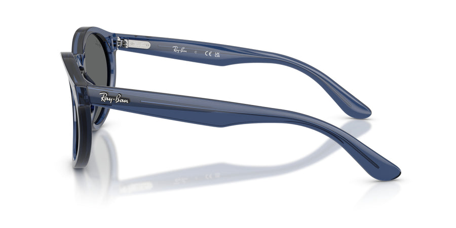 Molded Acetate Unisex Sun RBR0505S – Light Blue / Dark Grey