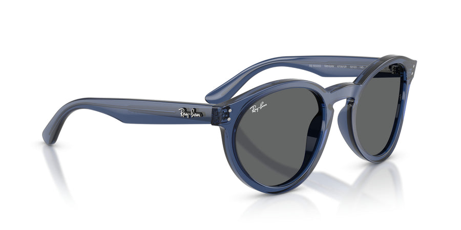 Molded Acetate Unisex Sun RBR0505S – Light Blue / Dark Grey