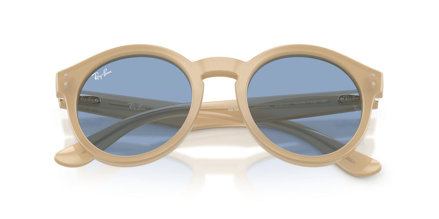 Molded Acetate Unisex Sun RBR0505S – Honey / Light Blue