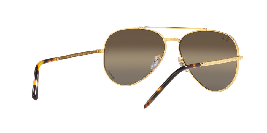 New Aviator RB3625 – Legend Gold / Polar Clear Gradient Dark Brown