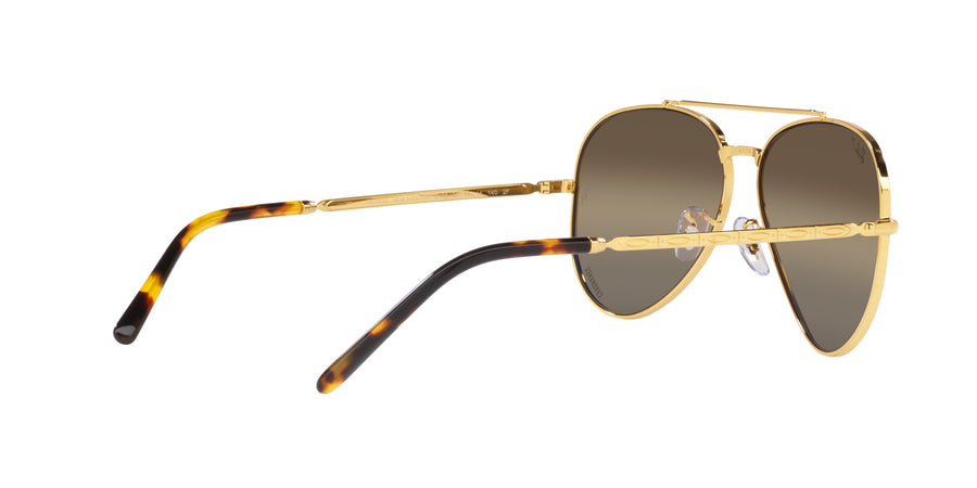 New Aviator RB3625 – Legend Gold / Polar Clear Gradient Dark Brown