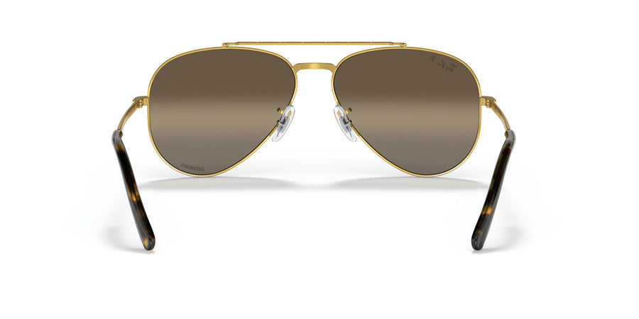 New Aviator RB3625 – Legend Gold / Polar Clear Gradient Dark Brown