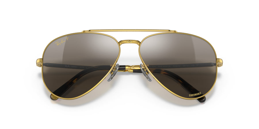 New Aviator RB3625 – Legend Gold / Polar Clear Gradient Dark Brown