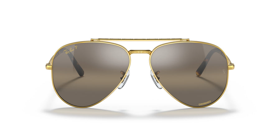 New Aviator RB3625 – Legend Gold / Polar Clear Gradient Dark Brown