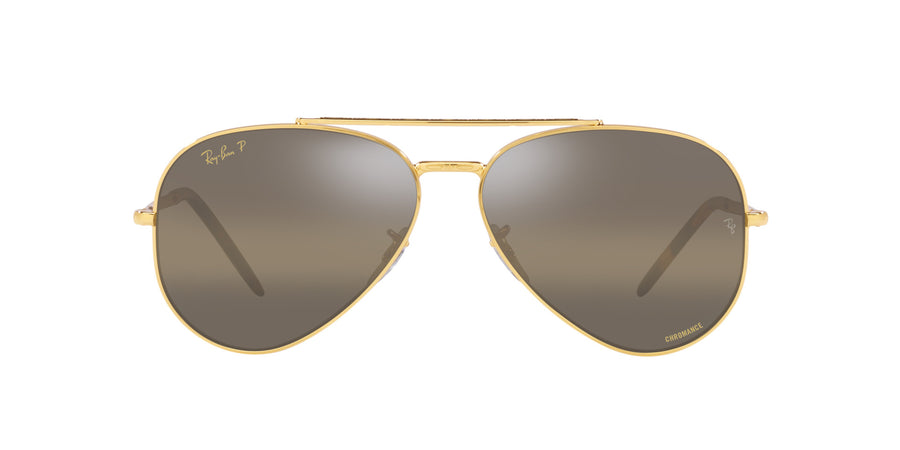 New Aviator RB3625 – Legend Gold / Polar Clear Gradient Dark Brown