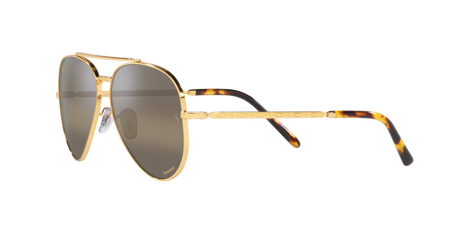 New Aviator RB3625 – Legend Gold / Polar Clear Gradient Dark Brown