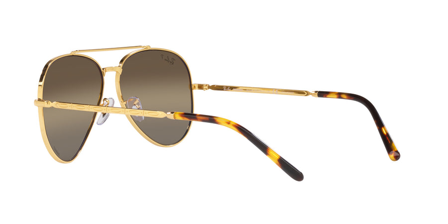 New Aviator RB3625 – Legend Gold / Polar Clear Gradient Dark Brown