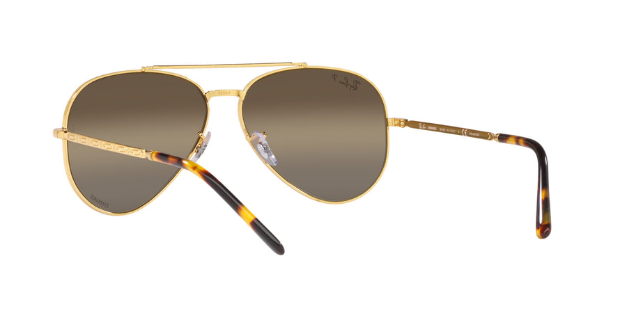 New Aviator RB3625 – Legend Gold / Polar Clear Gradient Dark Brown