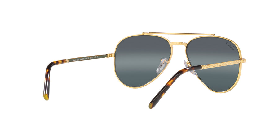 New Aviator RB3625 – Legend Gold / Polar Clear Gradient Dark Blue
